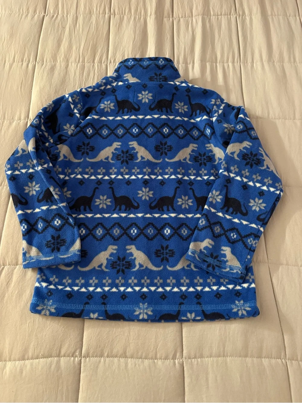 New with tags, Dinosaur fleece, size 5T
